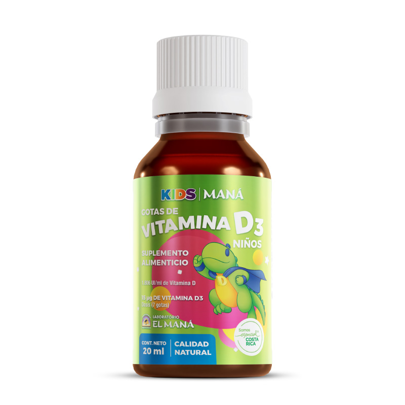 Gotas de Vitamina D3 Niños | KIDS MANÁ