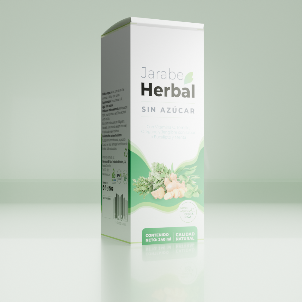 Jarabe Herbal sin Azúcar