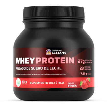 Whey Protein - Proteína El Mana 27g Fresa
